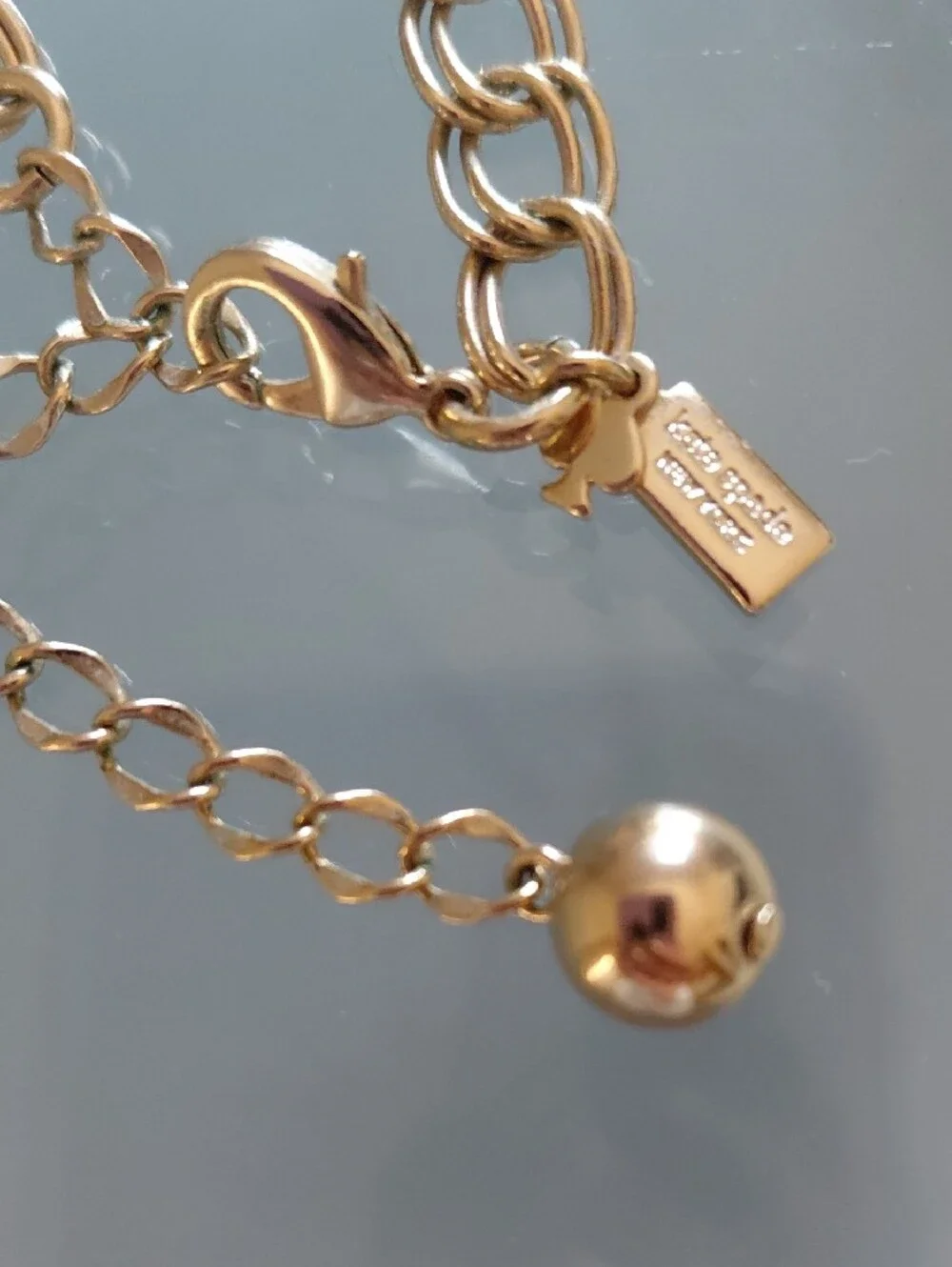 Kate Spade New York Colorblock Statement Necklace Gold Tone Multicolor Geometric